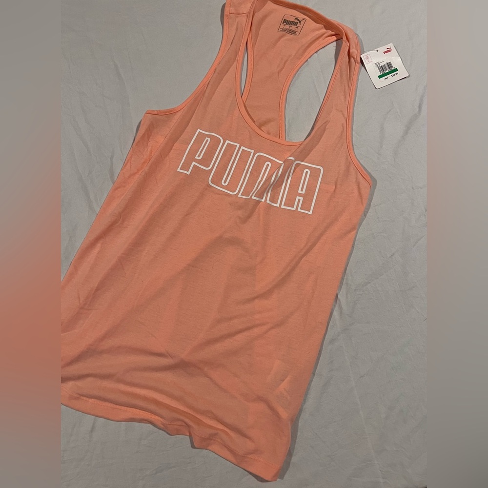 NWT Pink/Peach Puma Tanktop